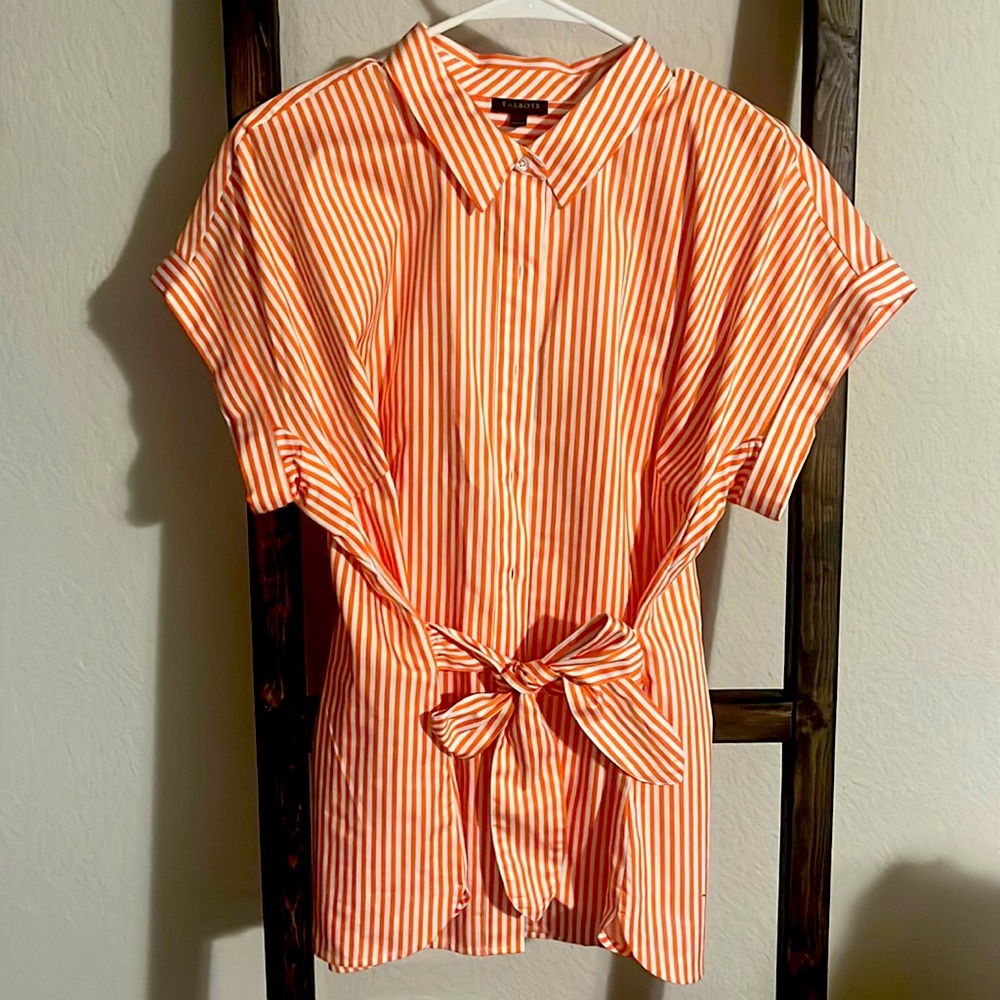 Talbots Striped Blouse